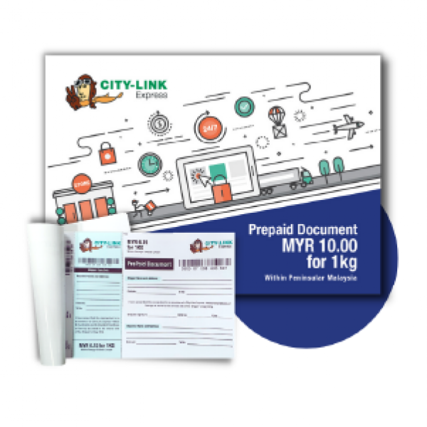CityLink Prepaid Document - within Peninsular Malaysia