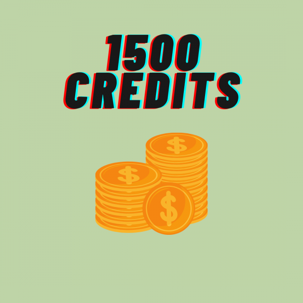 Top Up 1500 credits