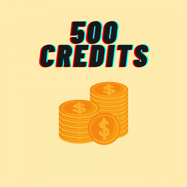 Top up 500 credits